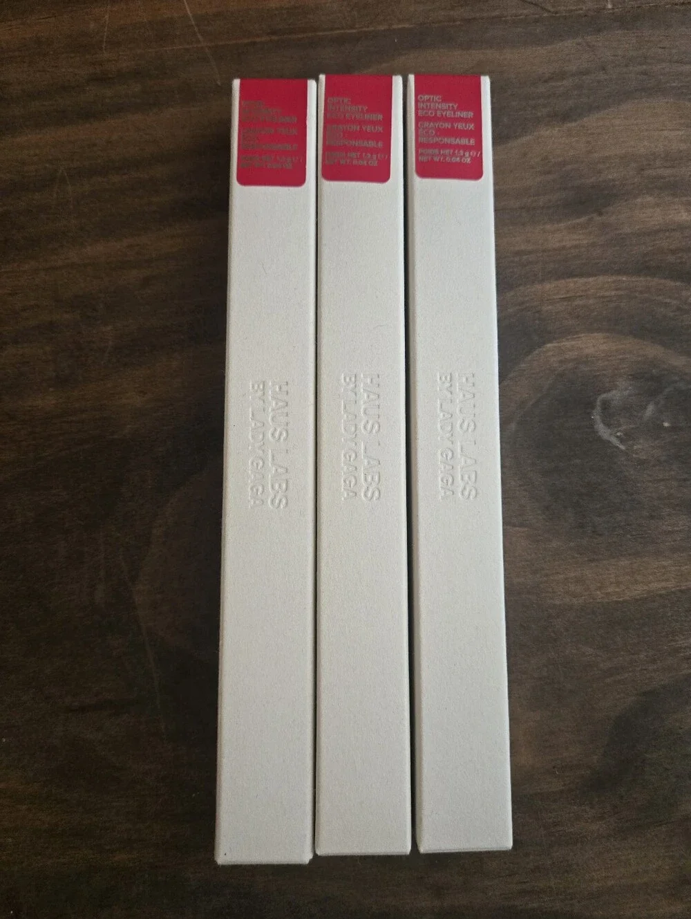 Set Of 3 Haus Labs By Lady Gaga Optic Intensity Eco Eyeliner - Brick Matte